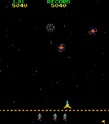 Space Battle screen shot game playing